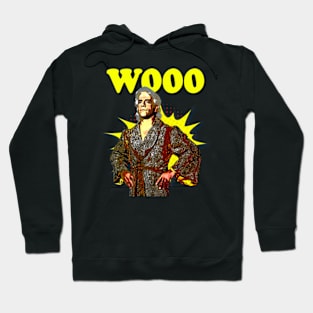 Ric Flair Wooo // Retro Comics Style Hoodie